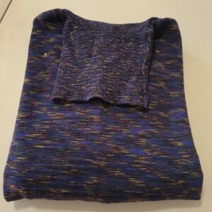 Talbots Women's  Turtleneck Sweater - Purple and Blue